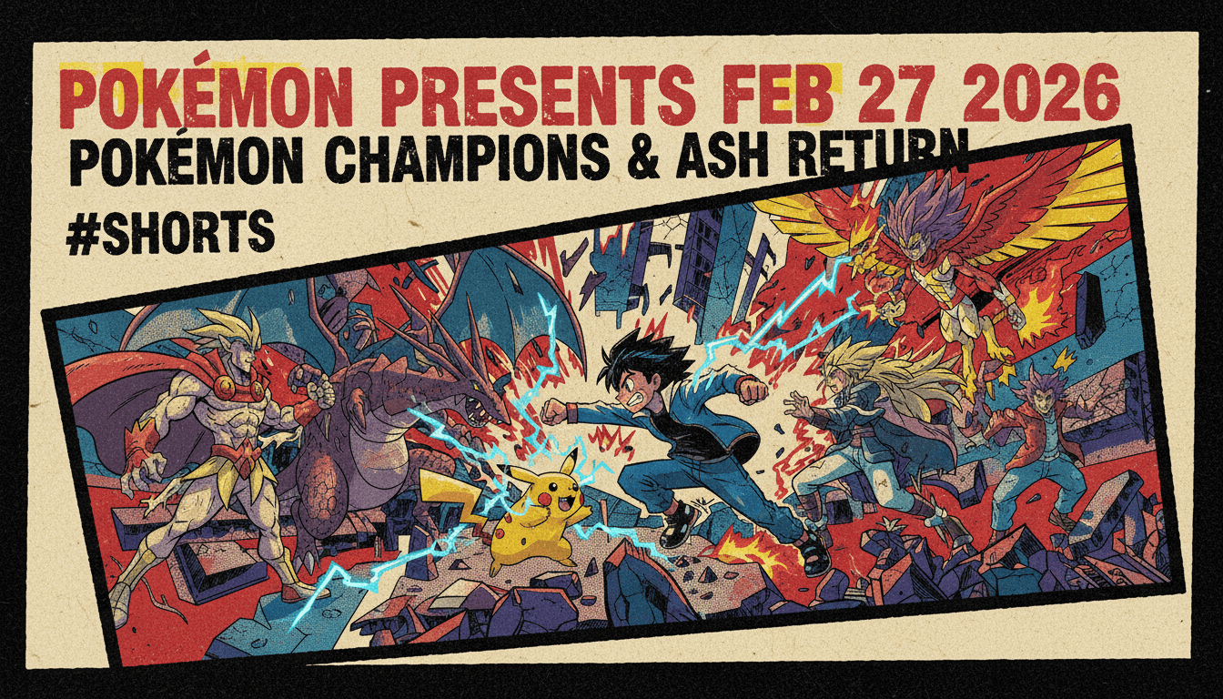 POKÉMON PRESENTS SHOCKER: Ash RETURNS! Champions Release Details & Gen 10 HINTS Incoming!